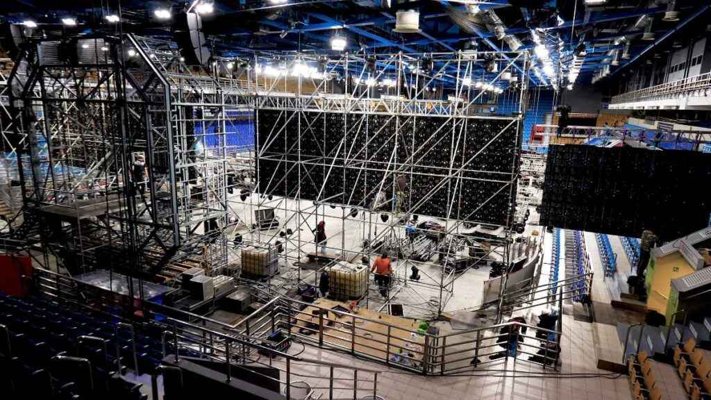 Montagem de Palco para Show